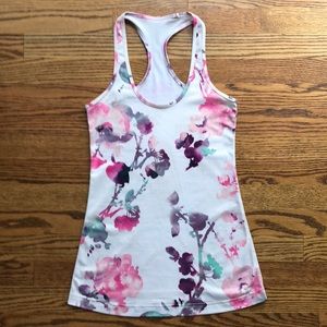Lululemon floral cool racerback tank top